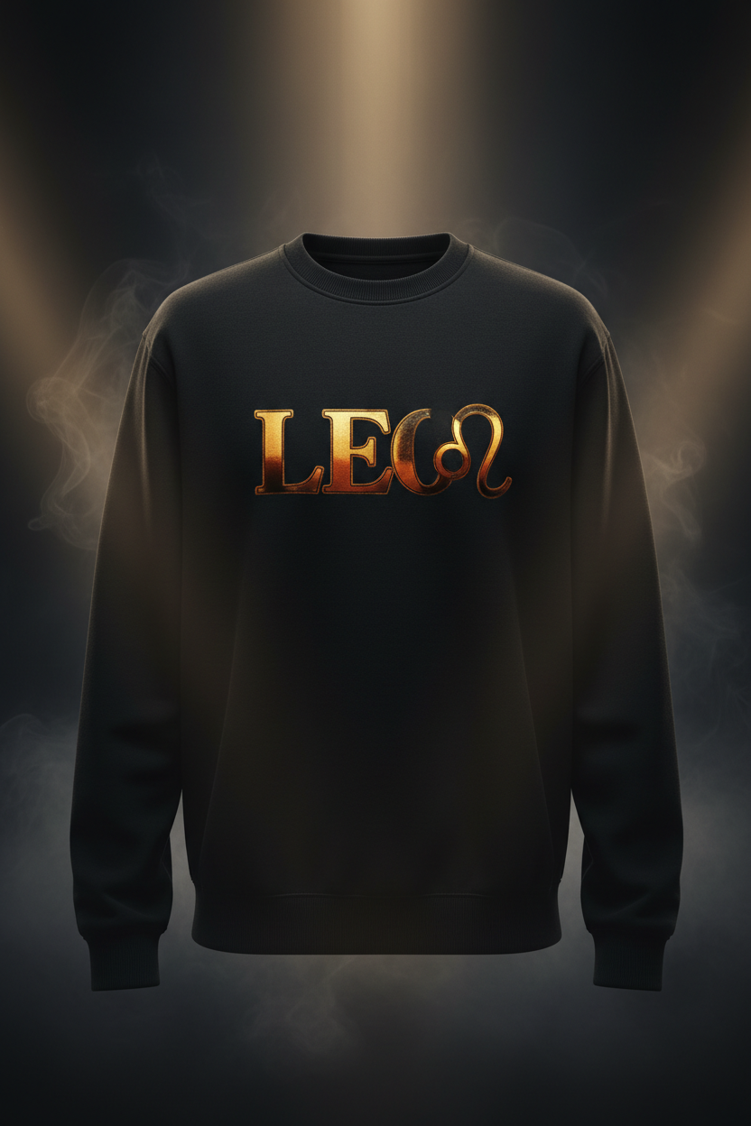 Leo Crewneck Sweatshirt - Black