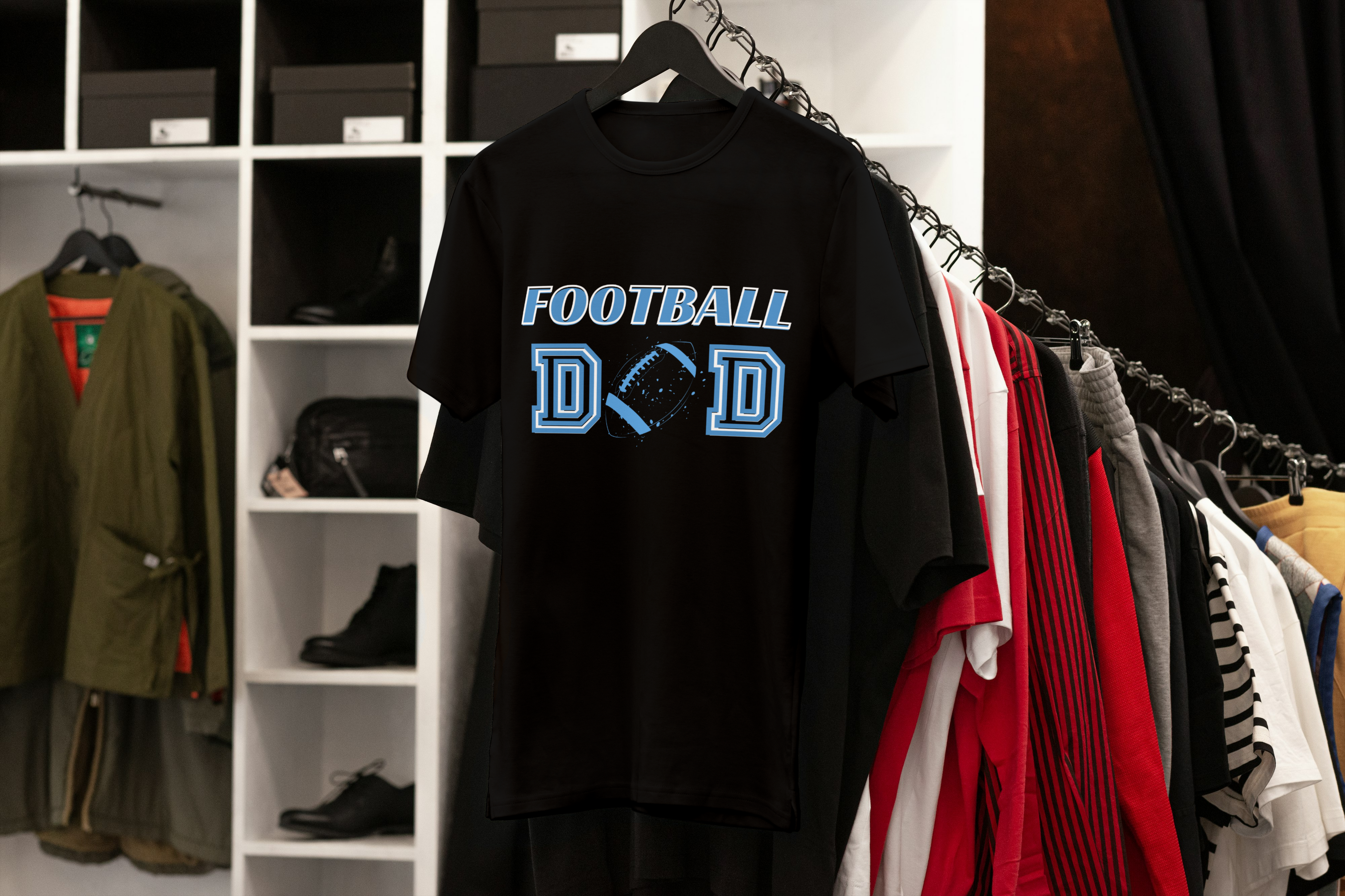 Gridiron Dad Tee BLUE