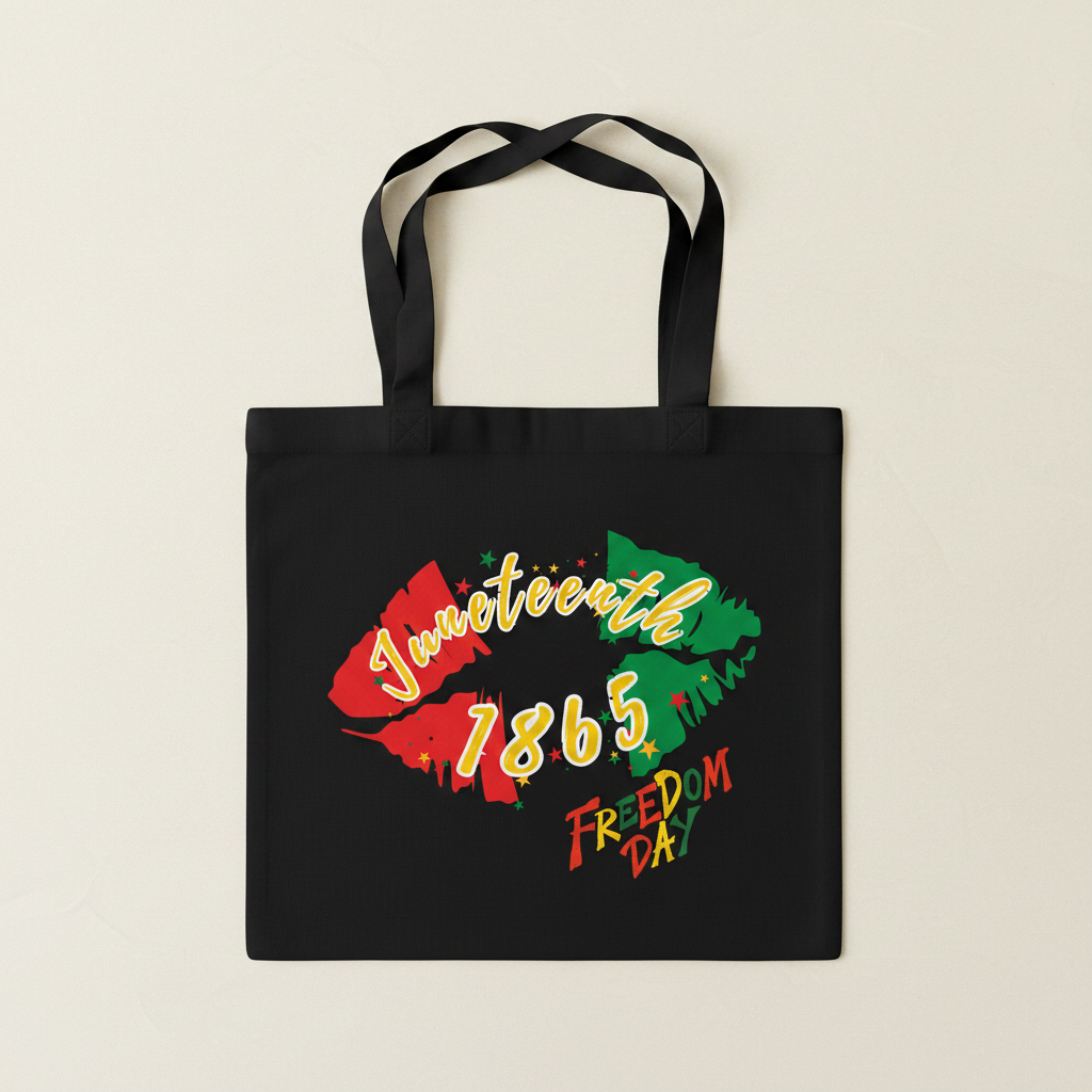 Juneteenth Tote Bag Mockup