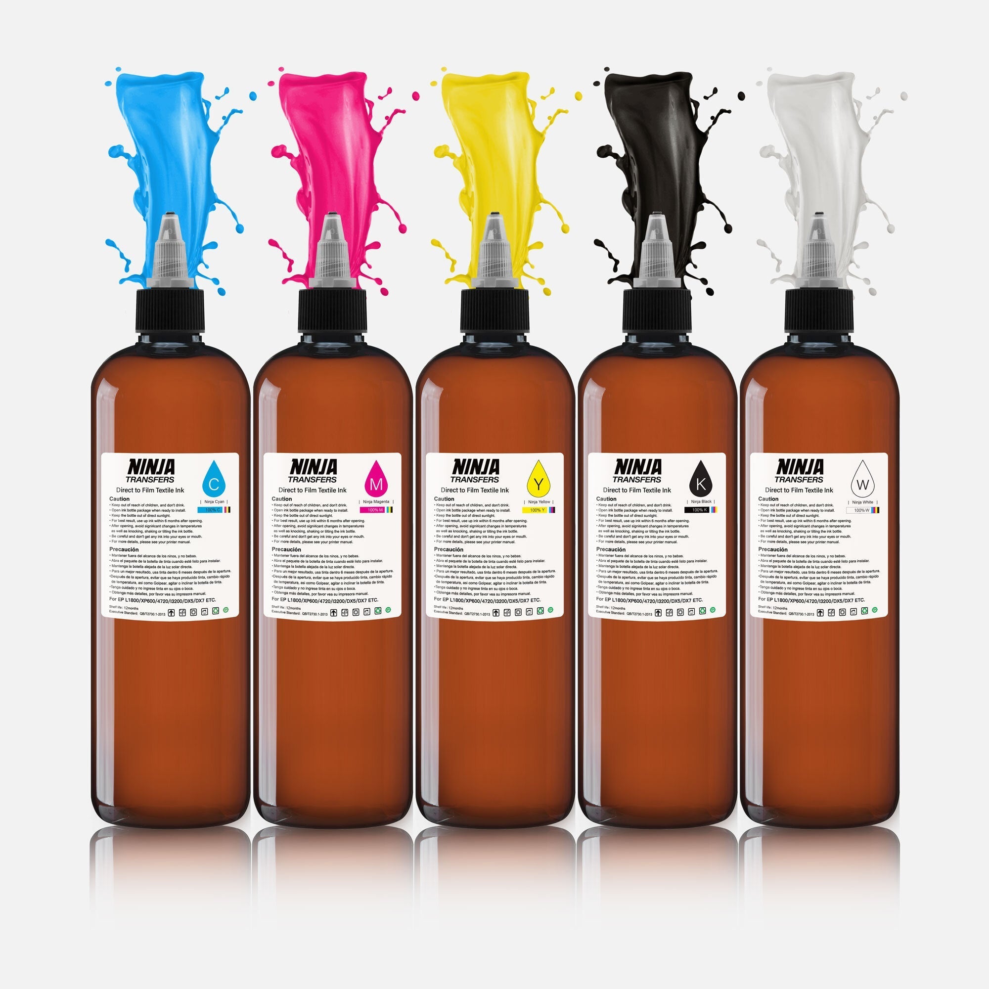 Ninja DTF Ink | Professional Grade | Precision-Formulated for Flawless Transfers