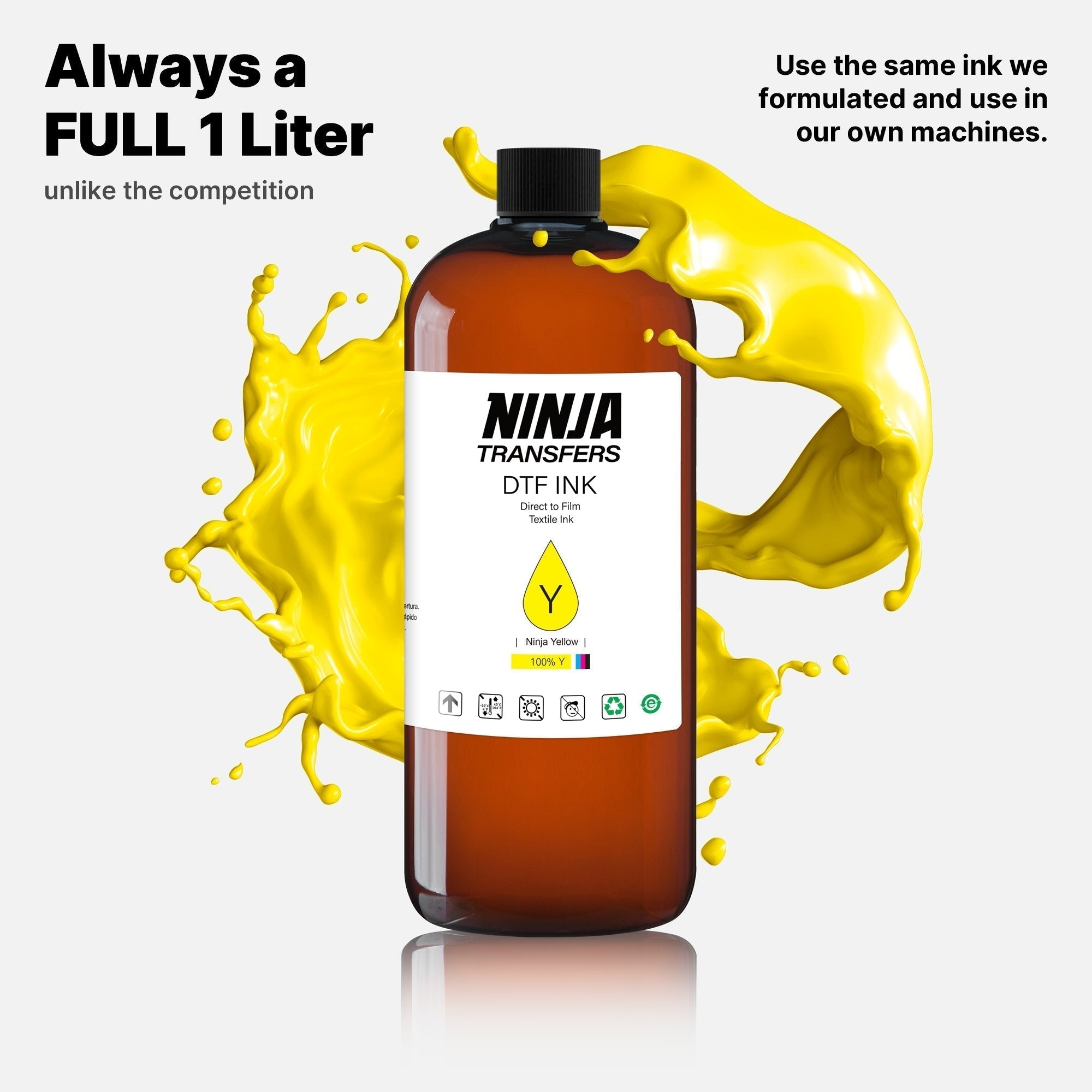 Ninja DTF Ink | Professional Grade | Precision-Formulated for Flawless Transfers