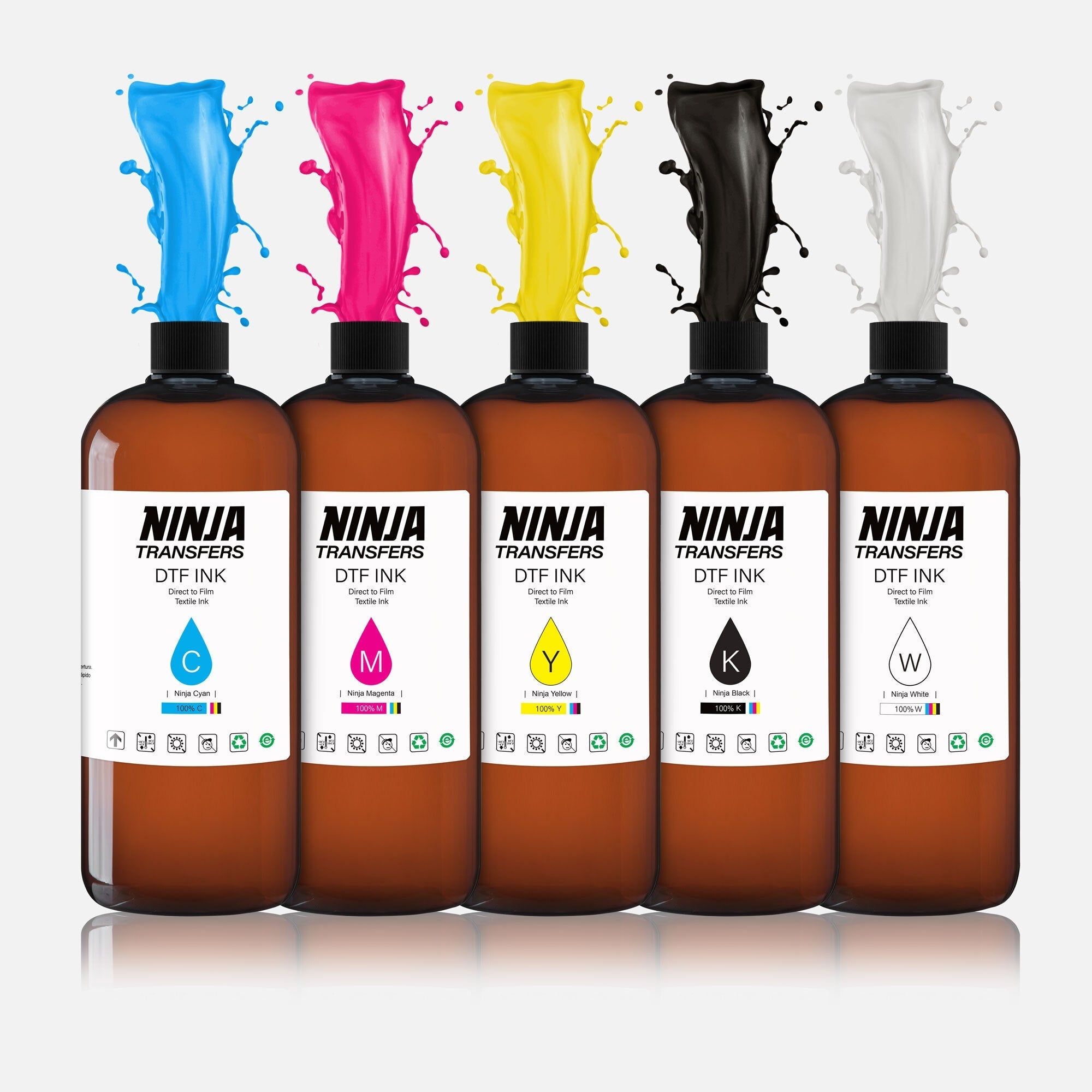 Ninja DTF Ink | Professional Grade | Precision-Formulated for Flawless Transfers