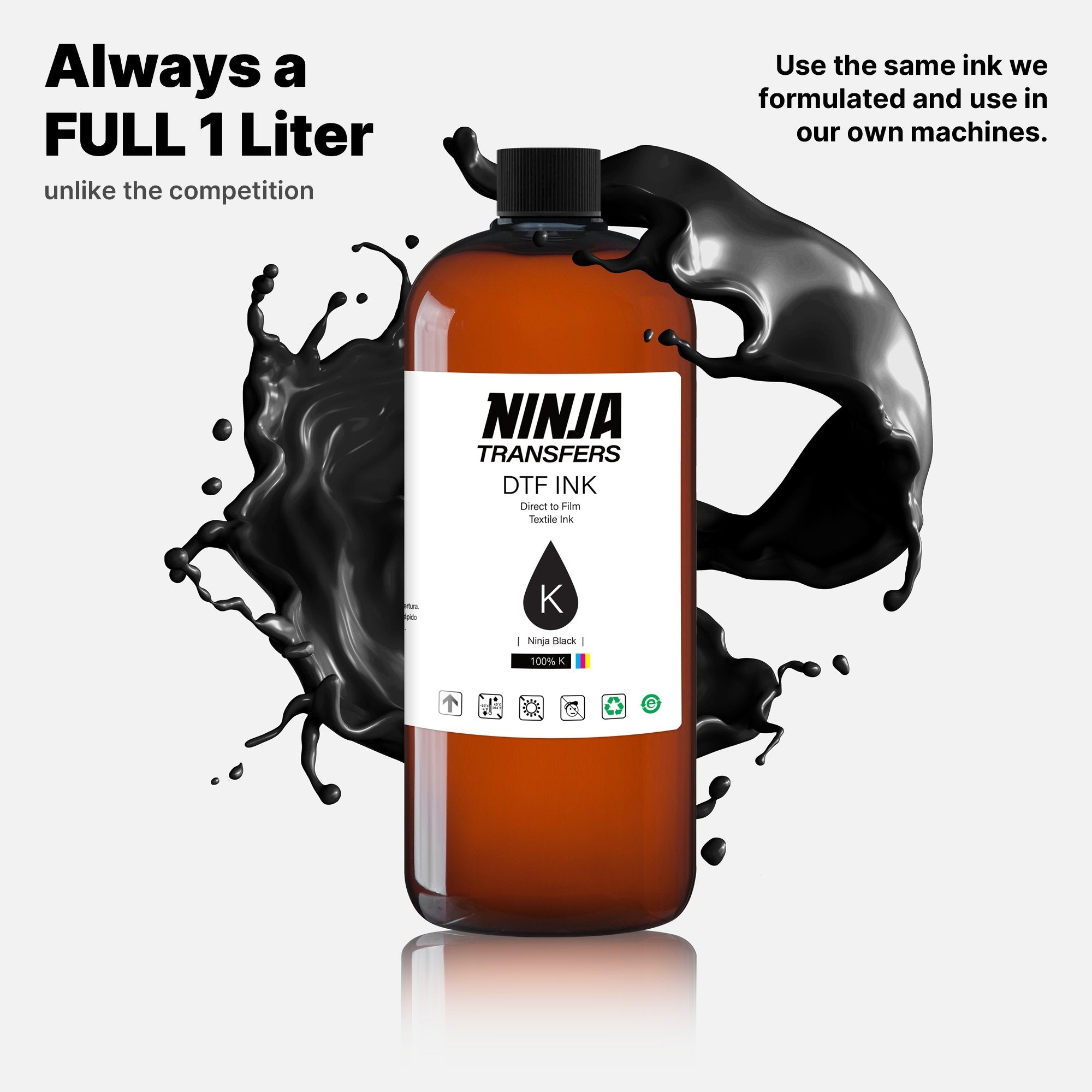 Ninja DTF Ink | Professional Grade | Precision-Formulated for Flawless Transfers