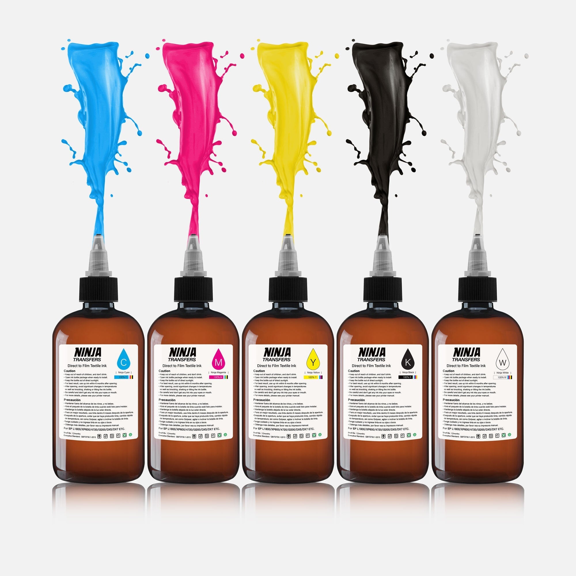 Ninja DTF Ink | Professional Grade | Precision-Formulated for Flawless Transfers