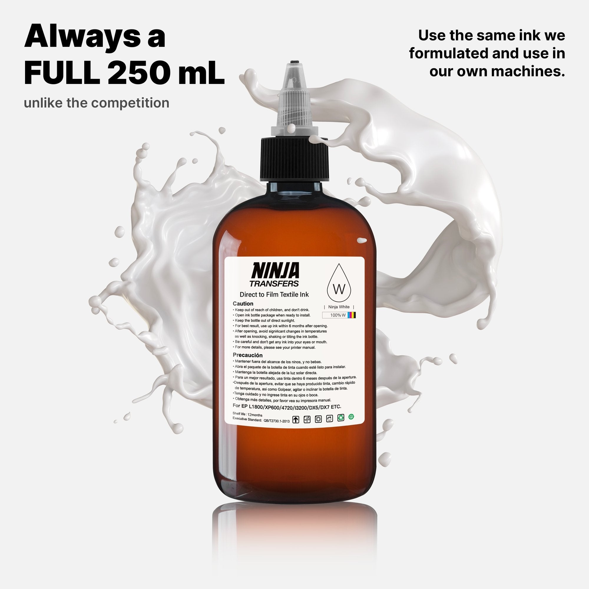 Premium DTF White Ink | Professional Grade | Vibrant, Durable & Print-Ready