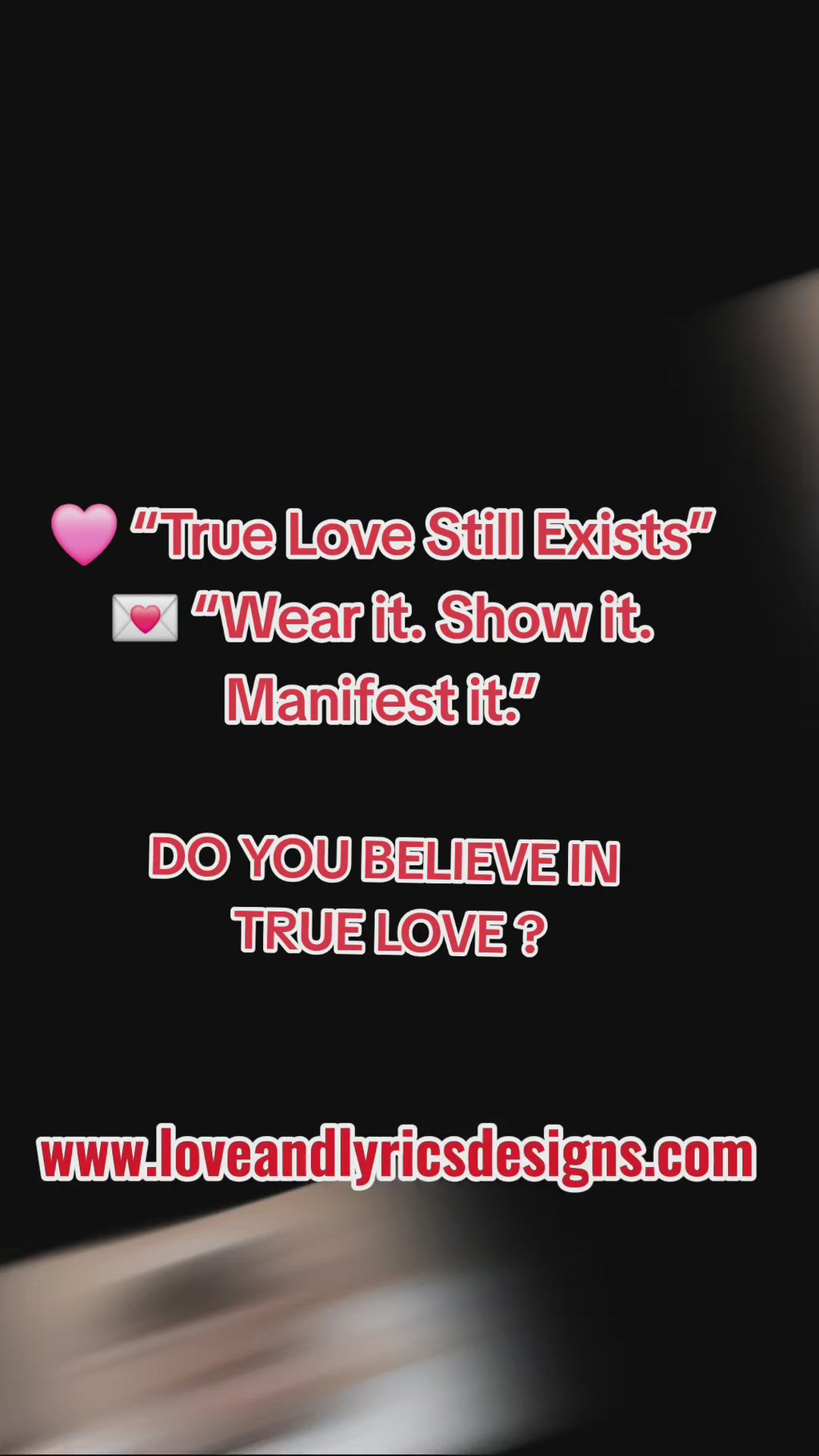 "True Love Statement Collection" – 'He Is My' / 'She Is My' Edition