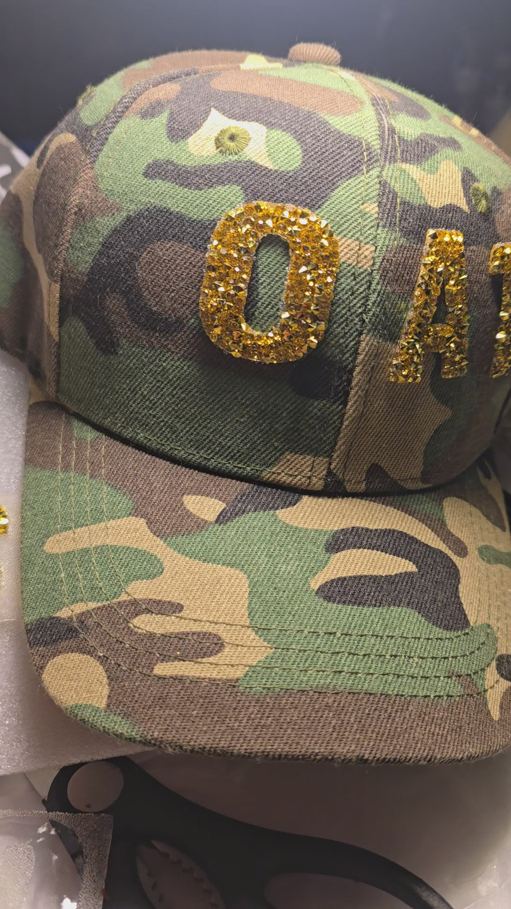 GOAT Star Camo Hat | Statement Camo Hat | Greatest of All Time Energy