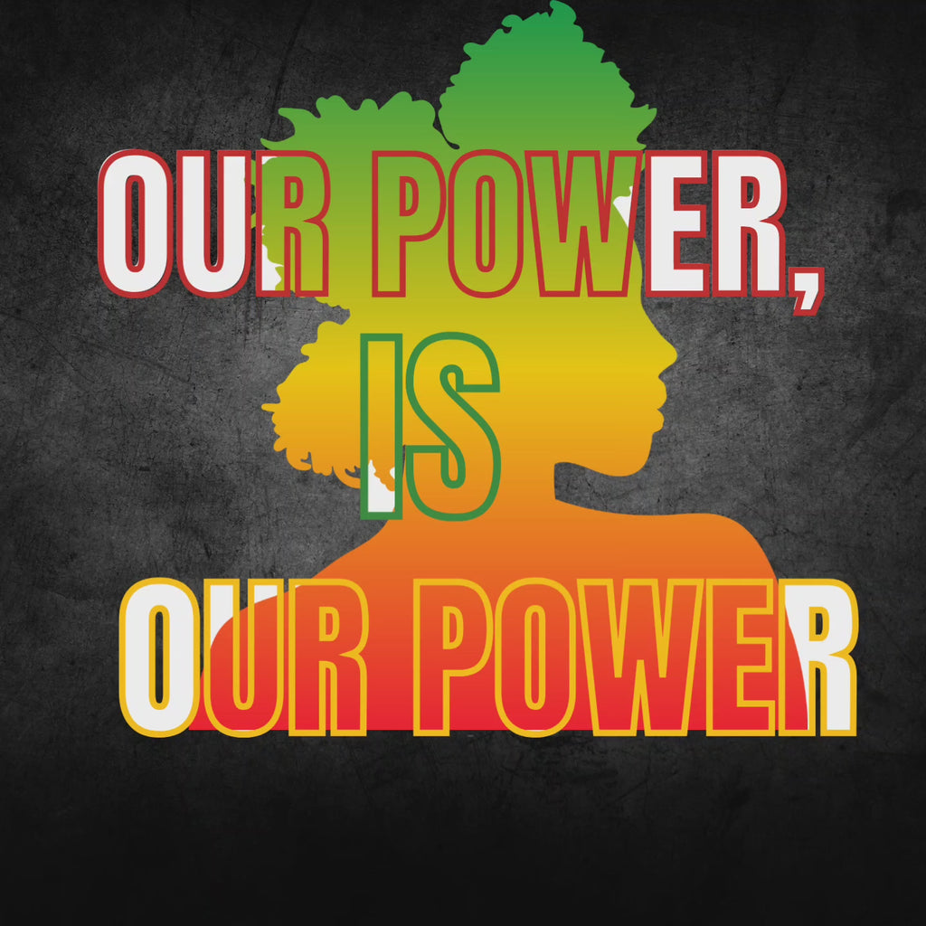 Our Power | Afrocentric Premium Hoodie | Wear Your Culture & Your Crown