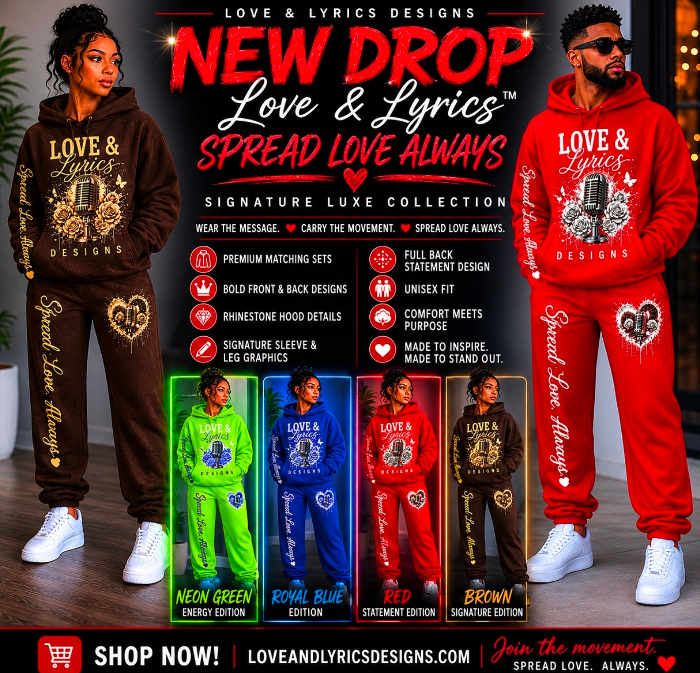LOVE & LYRICS™ – Spread Love Always Signature Luxe Set