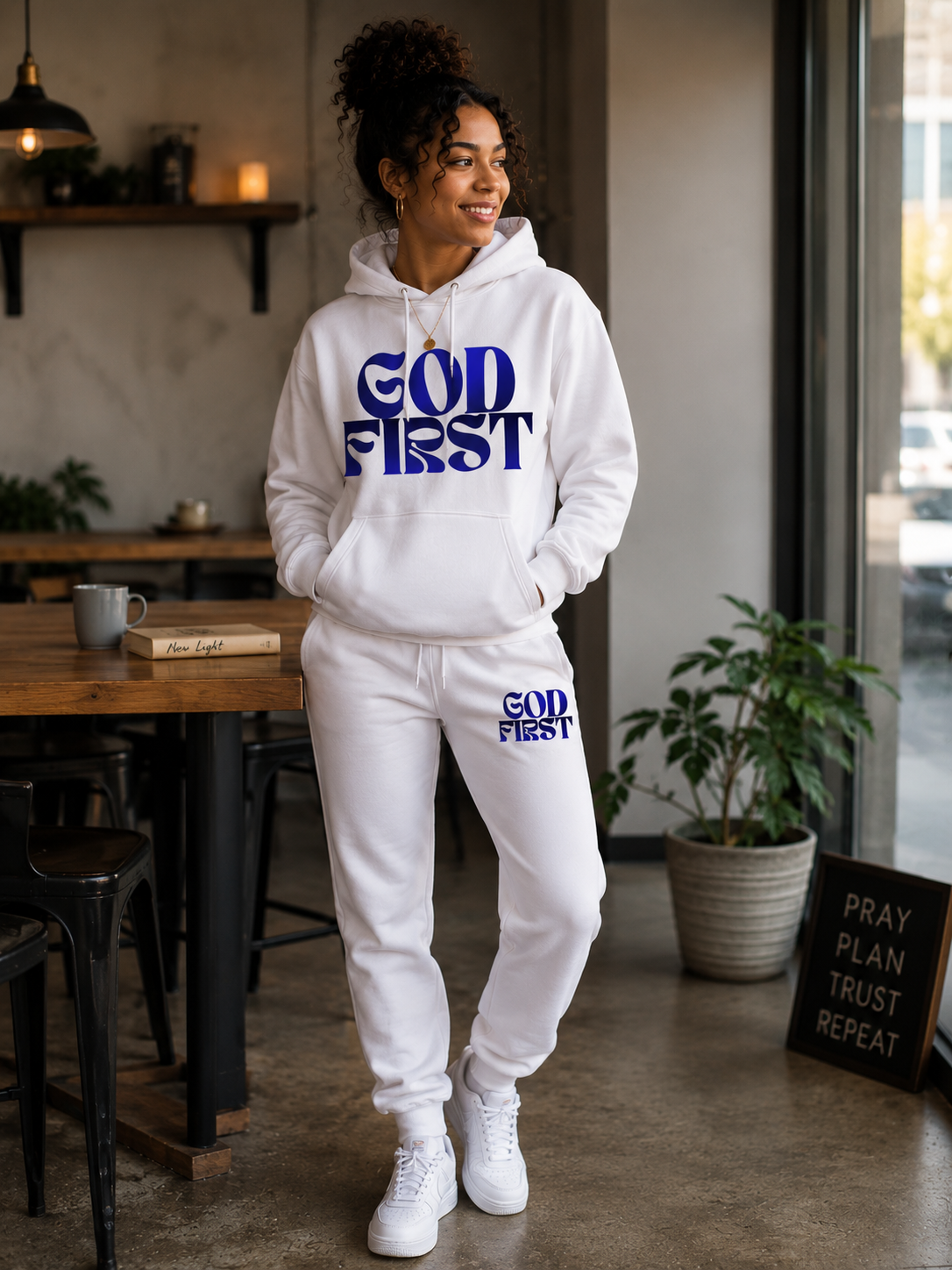 GOD FIRST™ Premium Hoodie & Sweatpants Set