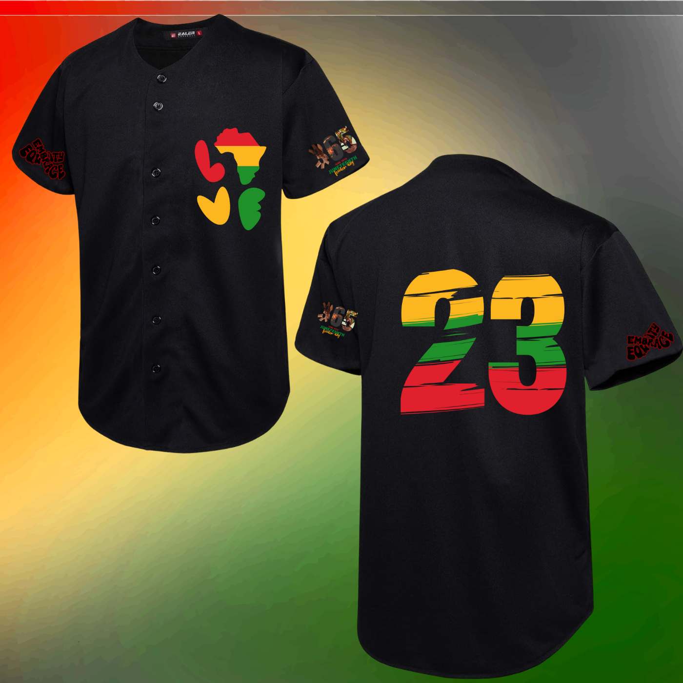 Juneteenth Jersey ONE LOVE