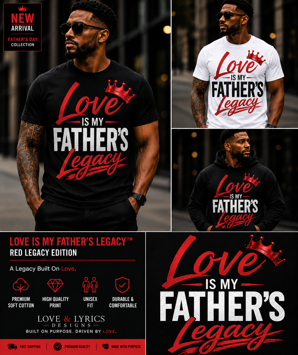 Love Is My Father's Legacy™ Red Legacy Edition | T-Shirt & Hoodie