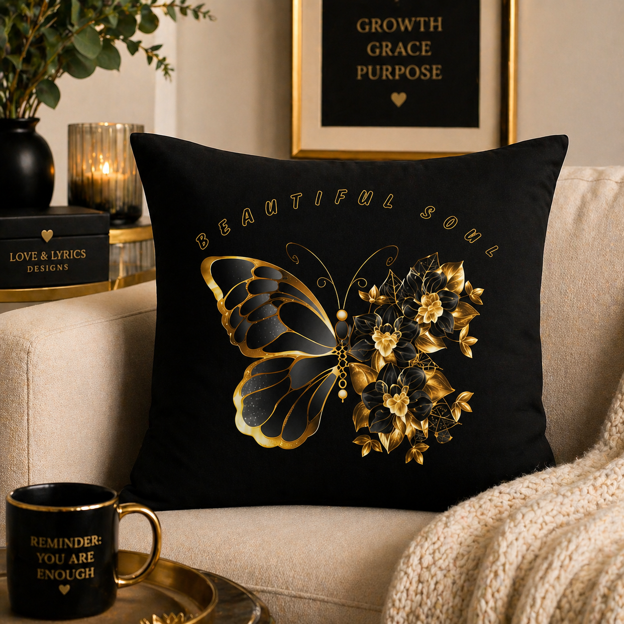 Beautiful Soul™ Luxe Butterfly Duvet Cover