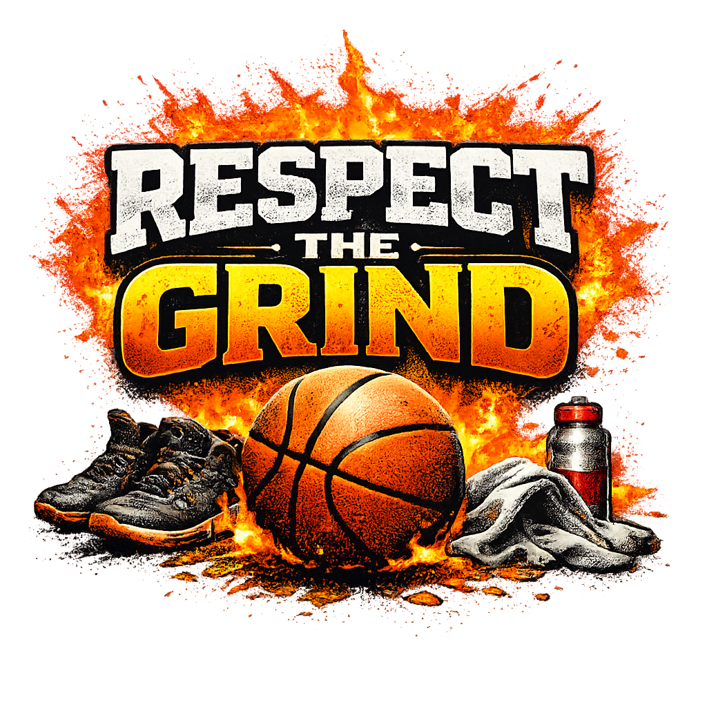 Respect The Grind – 5 Color Basketball Bundle PNG (Transparent Background)