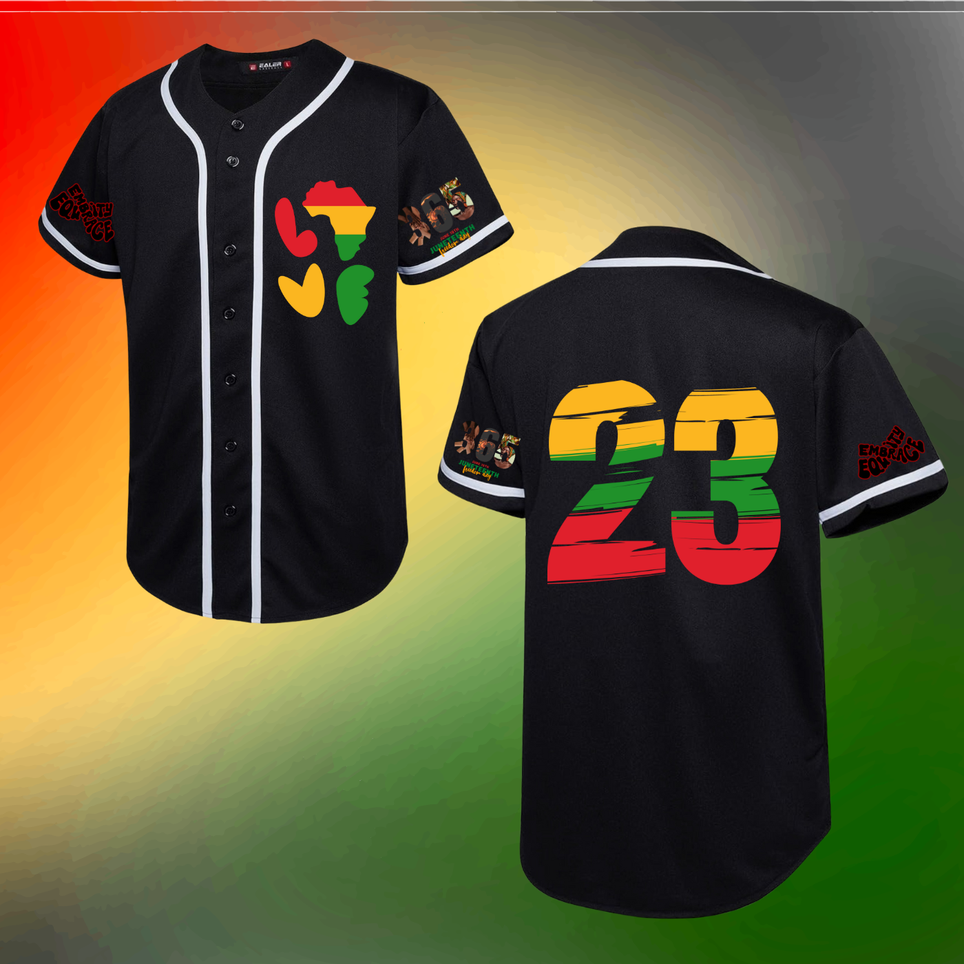 Juneteenth Jersey ONE LOVE