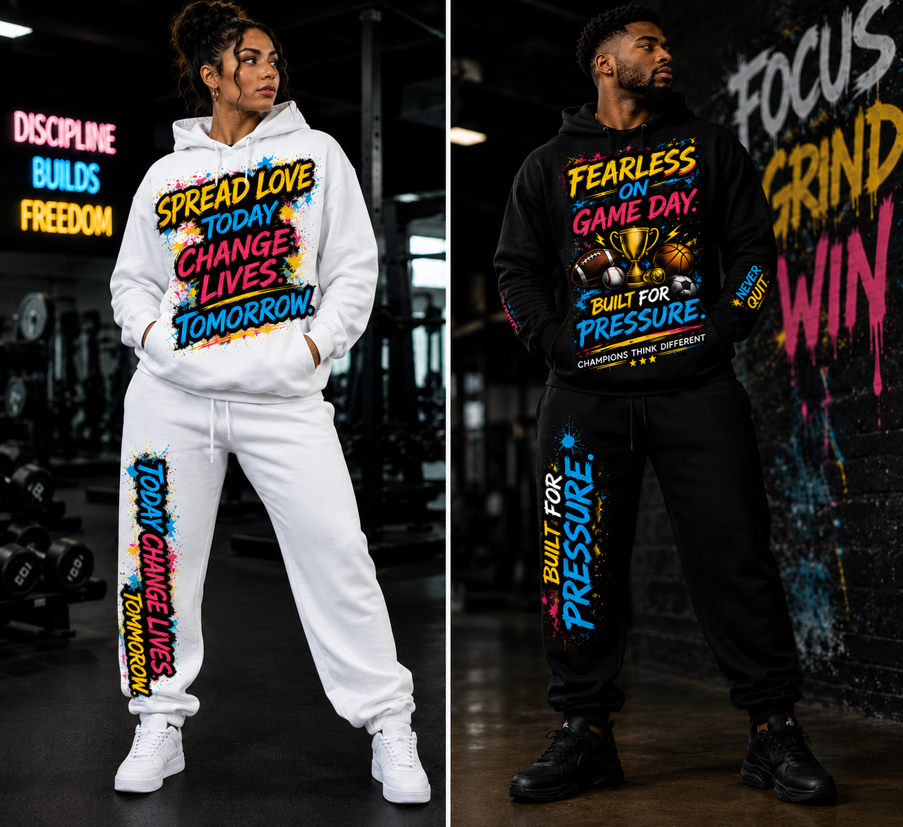 Spread Love Today Change Lives Tomorrow Hoodie Set