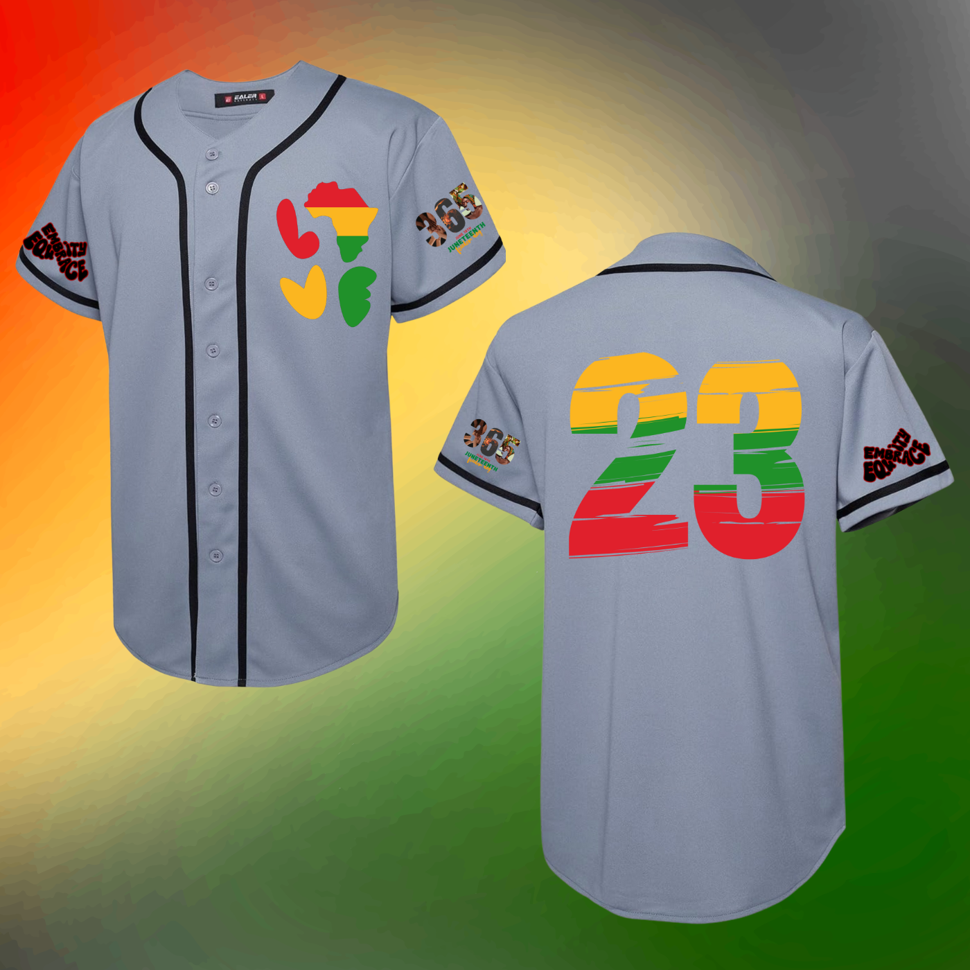 Juneteenth Jersey ONE LOVE