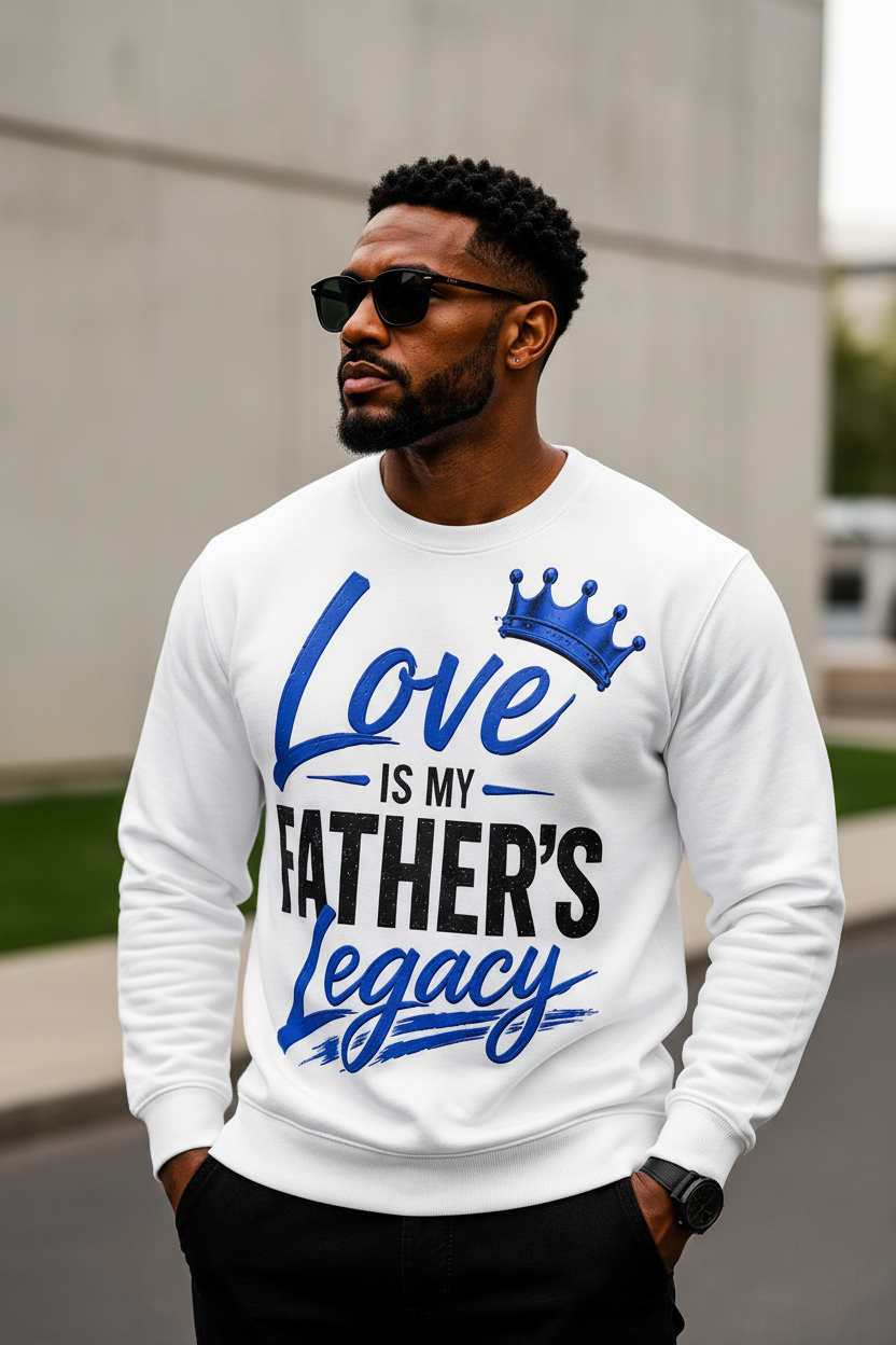 Love Is My Father's Legacy™ Royal Blue Edition | T-Shirt, Sweatshirt & Hoodie