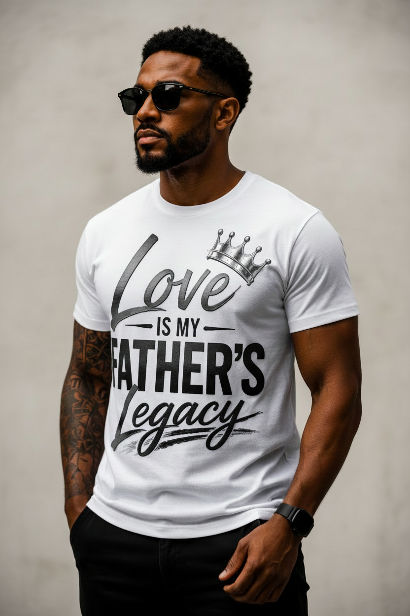 Love Is My Father's Legacy™ Silver Edition | T-Shirt, Sweatshirt & Hoodie